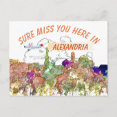 Alexandria, Virginia Skyline SG - Faded Glory Briefkaart (Voorkant)