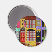 Alexandria, Virginia Townhouses Magneet (Voorkant / Achterkant)