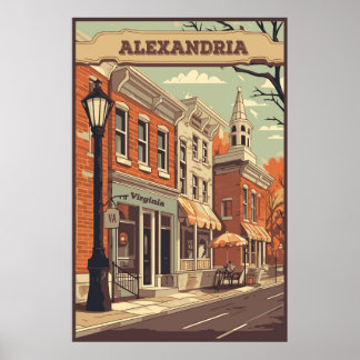 Alexandria, Virginia, Verenigde Staten, Reizen Poster