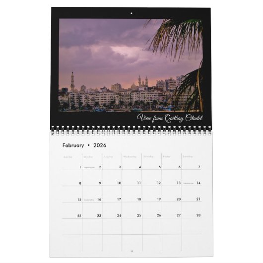 Alexandrië, Egypte Kalender (Feb 2026)
