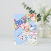 Alexandrië Egypte Stadsplattegrond Briefkaart (Staand voorkant)