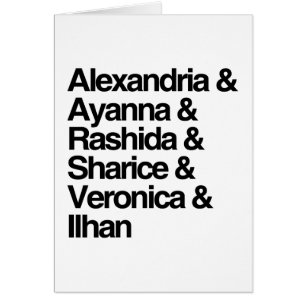 Alexandrië en Ayanna en Rashida en Ilhan