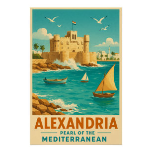 Alexandrië - Parel van de Middellandse Zee Perfect Poster