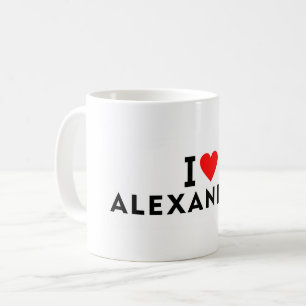 Alexandrië stad Egypte VS Roemenië verenigde state Koffiemok