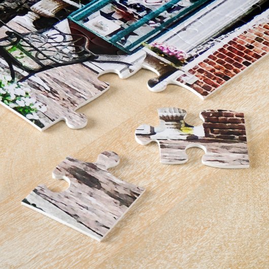 Alexandrië Street met Cafe Legpuzzel (Zijkant)