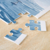 Alexandrië Vuurtoren Kust Scène Reizen Legpuzzel (Zijkant)