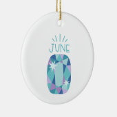 Alexandriet Birthstone Keramisch Ornament (Rechts)