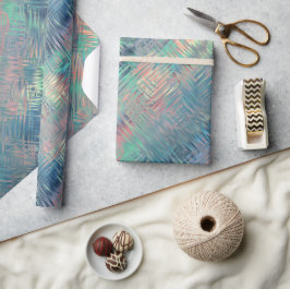 Alexandriet Blue Glassy Texture Cadeaupapier