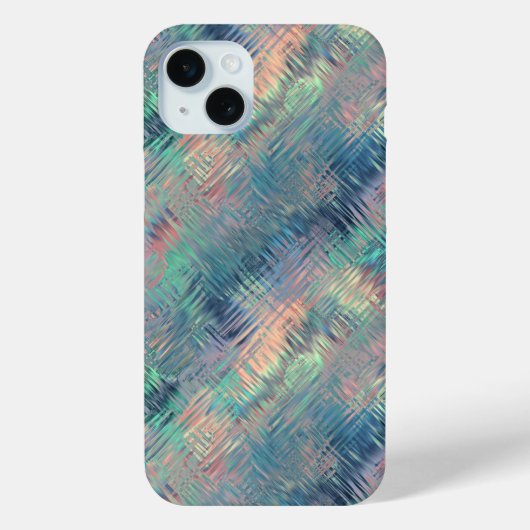 Alexandriet Blue Glassy Texture Case-Mate iPhone Case (Achterkant)