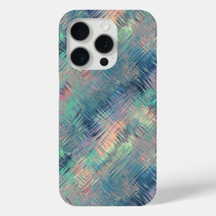 Alexandriet Blue Glassy Texture iPhone 15 Pro Case