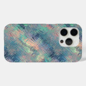 Alexandriet Blue Glassy Texture Case-Mate iPhone Case (Achterkant (horizontaal))