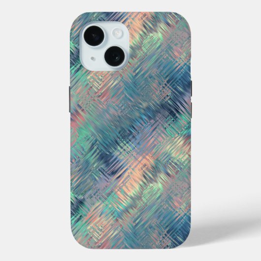 Alexandriet Blue Glassy Texture Case-Mate iPhone Case (Achterkant)