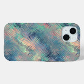 Alexandriet Blue Glassy Texture Case-Mate iPhone Case (Achterkant (horizontaal))