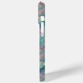 Alexandriet Blue Glassy Texture Case-Mate iPhone Case (Achterkant / Links)