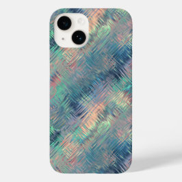 Alexandriet Blue Glassy Texture Case-Mate iPhone 14 Hoesje