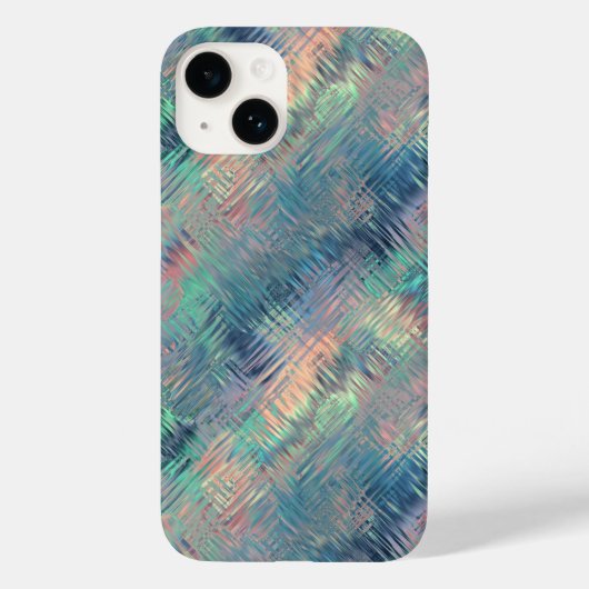 Alexandriet Blue Glassy Texture Case-Mate iPhone Case (Achterkant)
