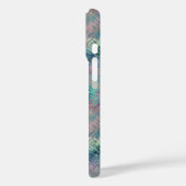 Alexandriet Blue Glassy Texture Case-Mate iPhone Case (Achterkant / Links)