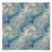 Alexandriet Blue Glassy Texture Foto Afdruk (Voorkant)