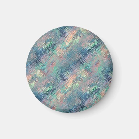 Alexandriet Blue Glassy Texture Magneet (Voorkant)