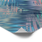 Alexandriet Blue Glassy Texture Poster (Hoek)