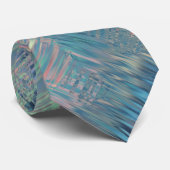 Alexandriet Blue Glassy Texture Stropdas (Opgerold)