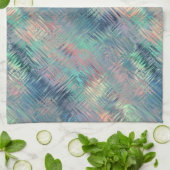 Alexandriet Blue Glassy Texture Theedoek (Gevouwen)