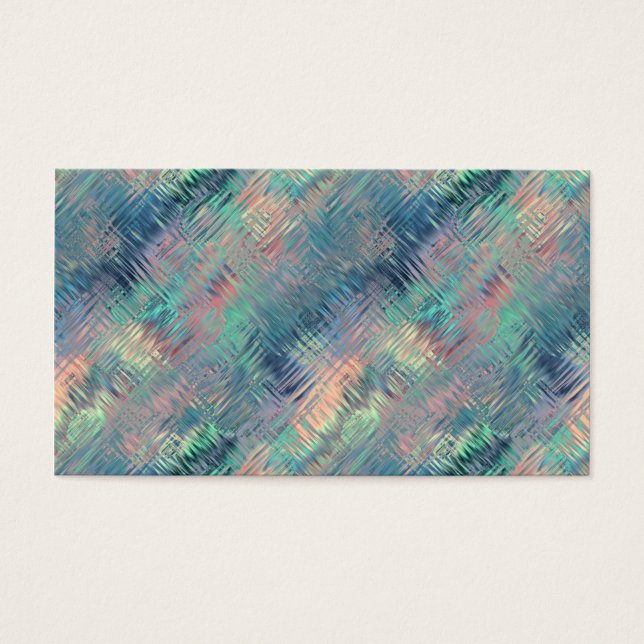 Alexandriet Blue Glassy Texture Visitekaartjes (Voorkant)