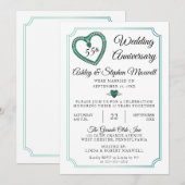 Alexandriet Diamond 55th Wedding Jubileum Party Kaart (Voorkant / Achterkant)