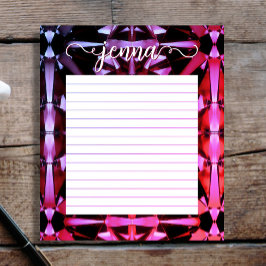 Alexandriet Edelsteen Lined gepersonaliseerd Notitieblok