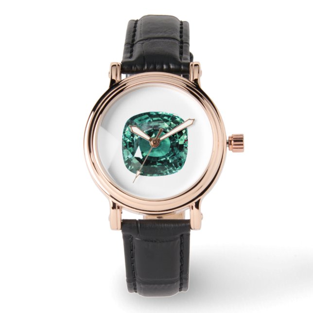 Alexandriet Gemstone Horloge (Voorkant)