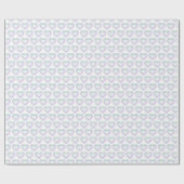 Alexandriet hart edelsteen lijn art patroon wrap cadeaupapier (Vlak)