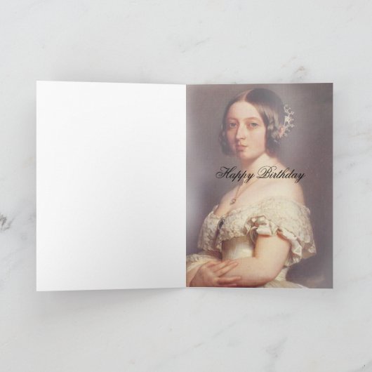 Alexandrina Victoria Happy Birthday Kaart (Binnen)