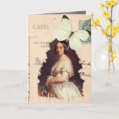 Alexandrina Victoria Happy Birthday Kaart (Gele Bloem)