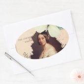 Alexandrina Victoria Ovale Sticker (Envelop)