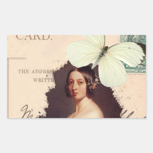 Alexandrina Victoria Rechthoekige Sticker (Voorkant)