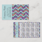 Alexandrite Chevron Zig Zag Pattern Visitekaartje (Voorkant / Achterkant)