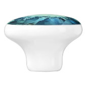 Alexandrite Crystal Pattern Keramische Knop (Zijkant)