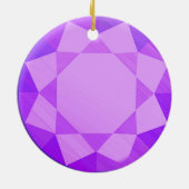 Alexandrite Edelsteen / Jewel Graphic Afbeelding Keramisch Ornament (Achterkant)