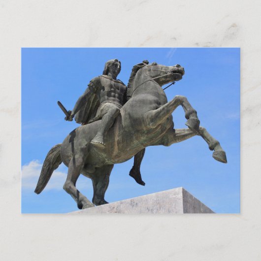 Alexandros van Macedonië Briefkaart (Voorkant)