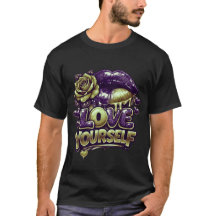 AlexDizaine "Liefde Voor Jezelf" Grafische T-Shirt