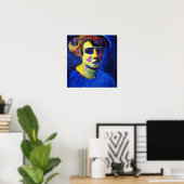 Alexej von Jawlensky Frauenkopf (hoofd van een vro Poster (Thuiskantoor)