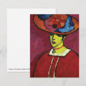 Alexej von Jawlensky, Schokko mit Tellerhut Notitiekaartje (Voorkant / Achterkant)