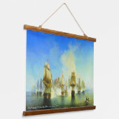 Alexey Bogolyuboff. The Mount Athos Battle... Hangend Wandkleed (Gebogen)