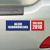 ALEXI GIANNOULIAS VOOR SENAAT BUMPERSTICKER (Op auto)