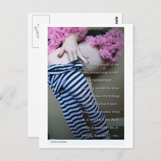 Alexia Anastasio "Nonsense" Briefkaart (Voorkant / Achterkant)
