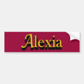 Alexia bumpersticker (Voorkant)