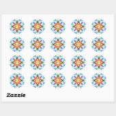 ALEXIA ~ EENVOUDIGER ~WOW!  paasmakerij ~ ~ Ronde Sticker (Vel)