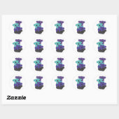 Alexigender Flag Gander Pride Lgbtq Koala Classic Ronde Sticker (Vel)