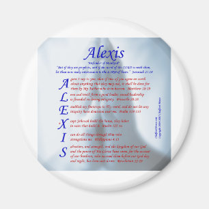 Alexis Acrostic Magneet