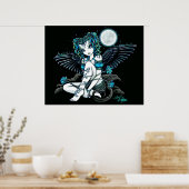 Alexis Flower Moon Angel Poster (Keuken)